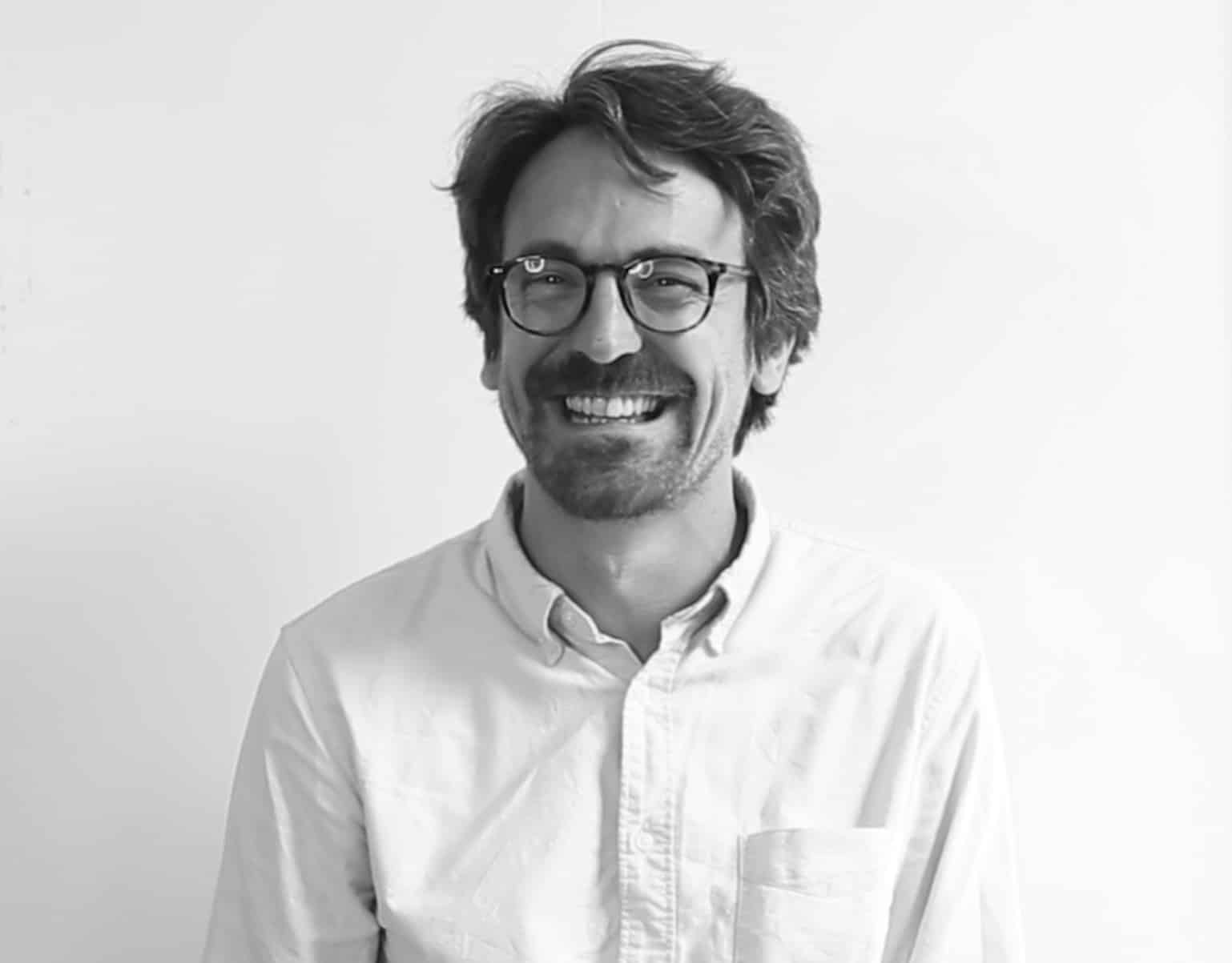 James Allen, residential architect in East London, known for hand-drawn design sketches and supporting clients through every stage of home renovation.